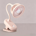 USB Rechargeable Clip-On Fan UK 360° Adjustable Mini Fan
