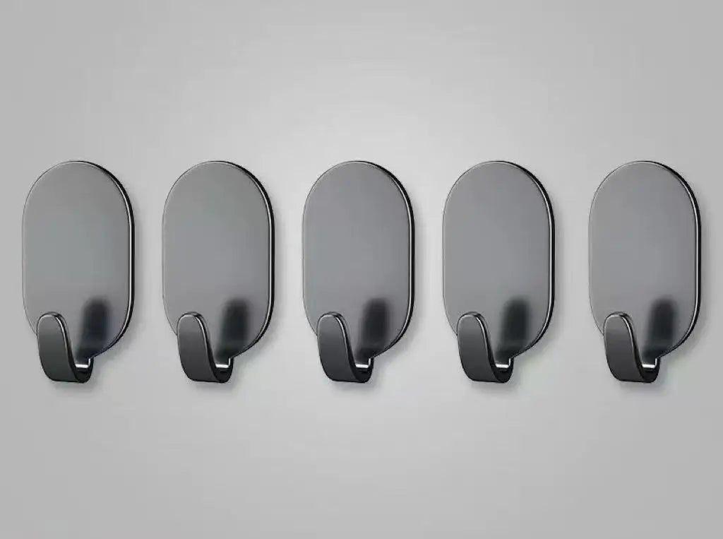 Heavy Duty Adhesive Wall Hook Stainless Steel Towel & Coat Hanger