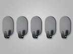 Heavy Duty Adhesive Wall Hook Stainless Steel Towel & Coat Hanger