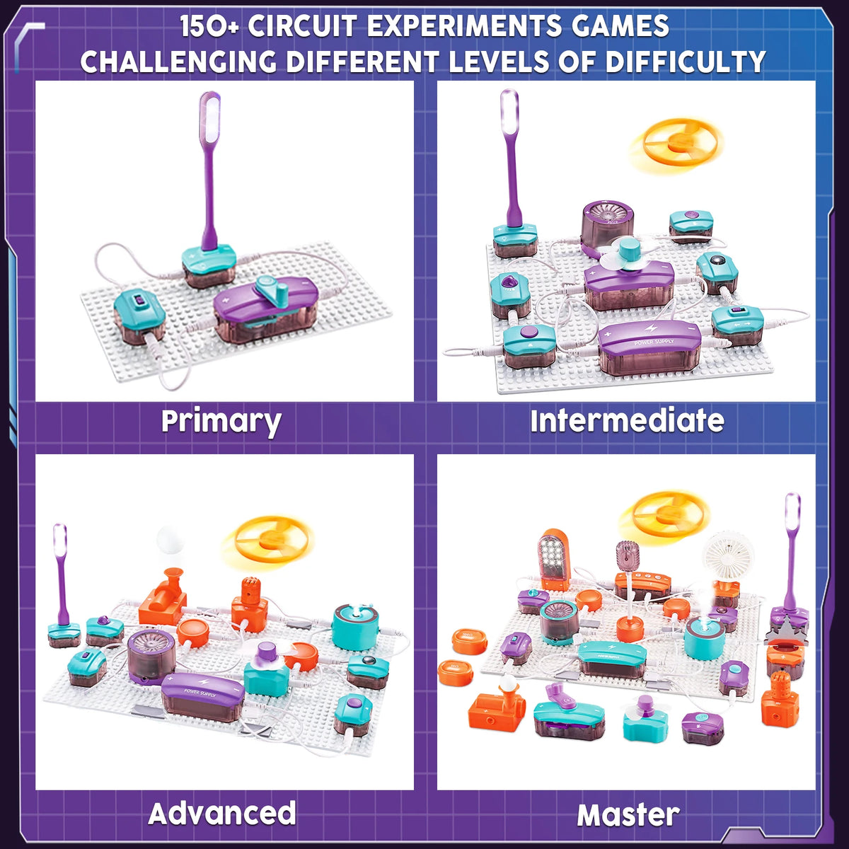 Circuit Kit for Kids | STEM Electronics Kit with 150+ Projects