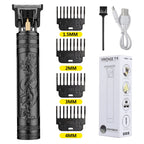 Retro T9 Hair Clipper Cordless Trimmer USB Recharge Barber Shaver Pro