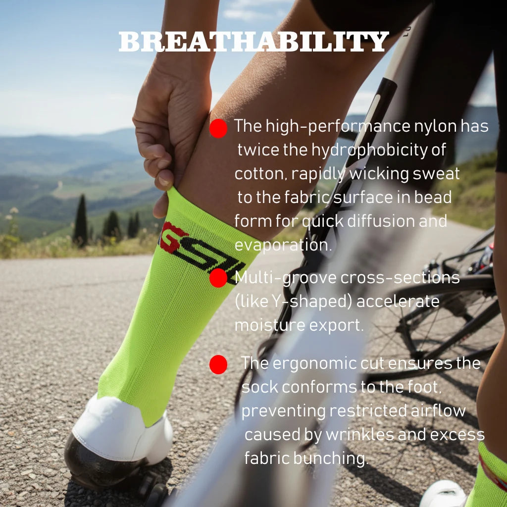 Cycling Socks Men Women Compression Road MTB Bike Racing Sports Unisex