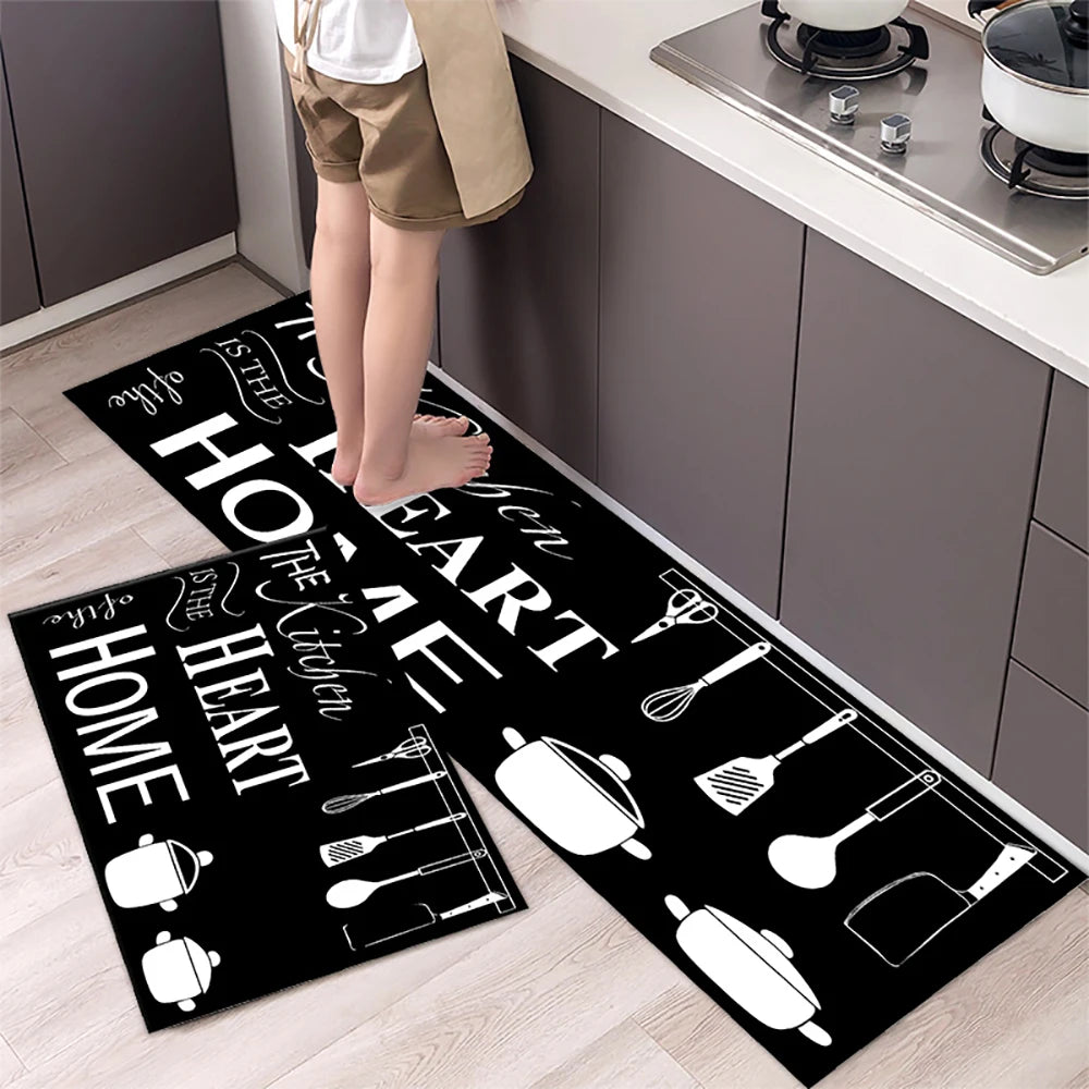 Kitchen Floor Mat UK Soft Washable Anti-Slip Area Rug