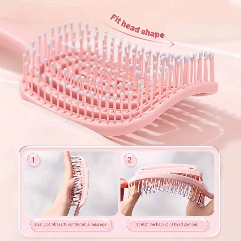 Luxury Hollowed-Out Detangling Hair Massage Styling Comb Tool