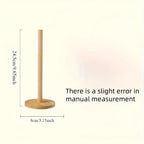 Bamboo Paper Towel Holder