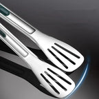 Stainless Steel Kitchen Tongs – Heat Resistant BBQ & Food Clip Tool
