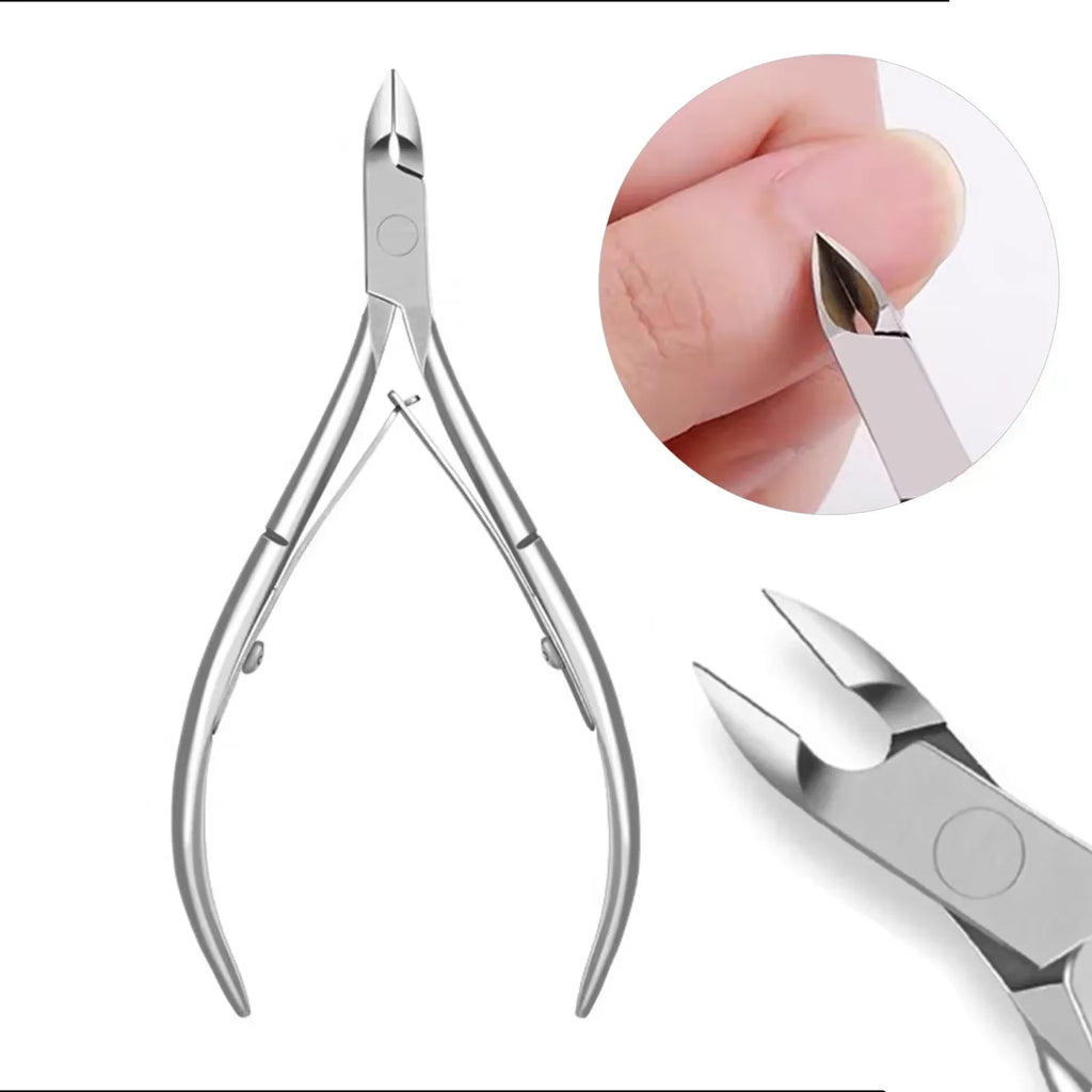 Stainless Steel Manicure Pedicure Tool Set Nail Cuticle Trimmer Kit