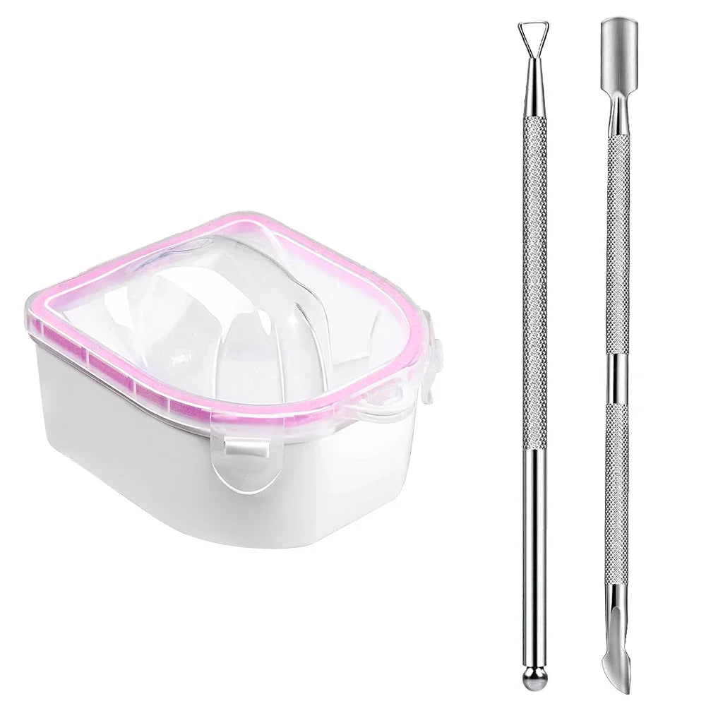 Nail Care Soak Bowl Dead Skin Softening Manicure Tool
