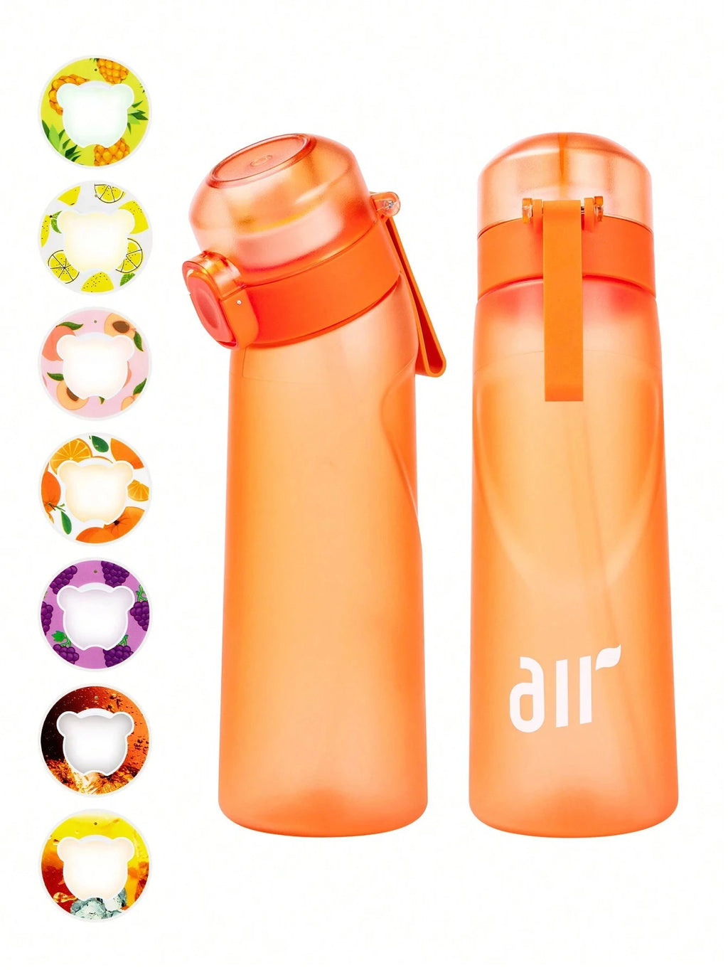 Air Water Bottle with Flavor Pods Leakproof Sports Cup