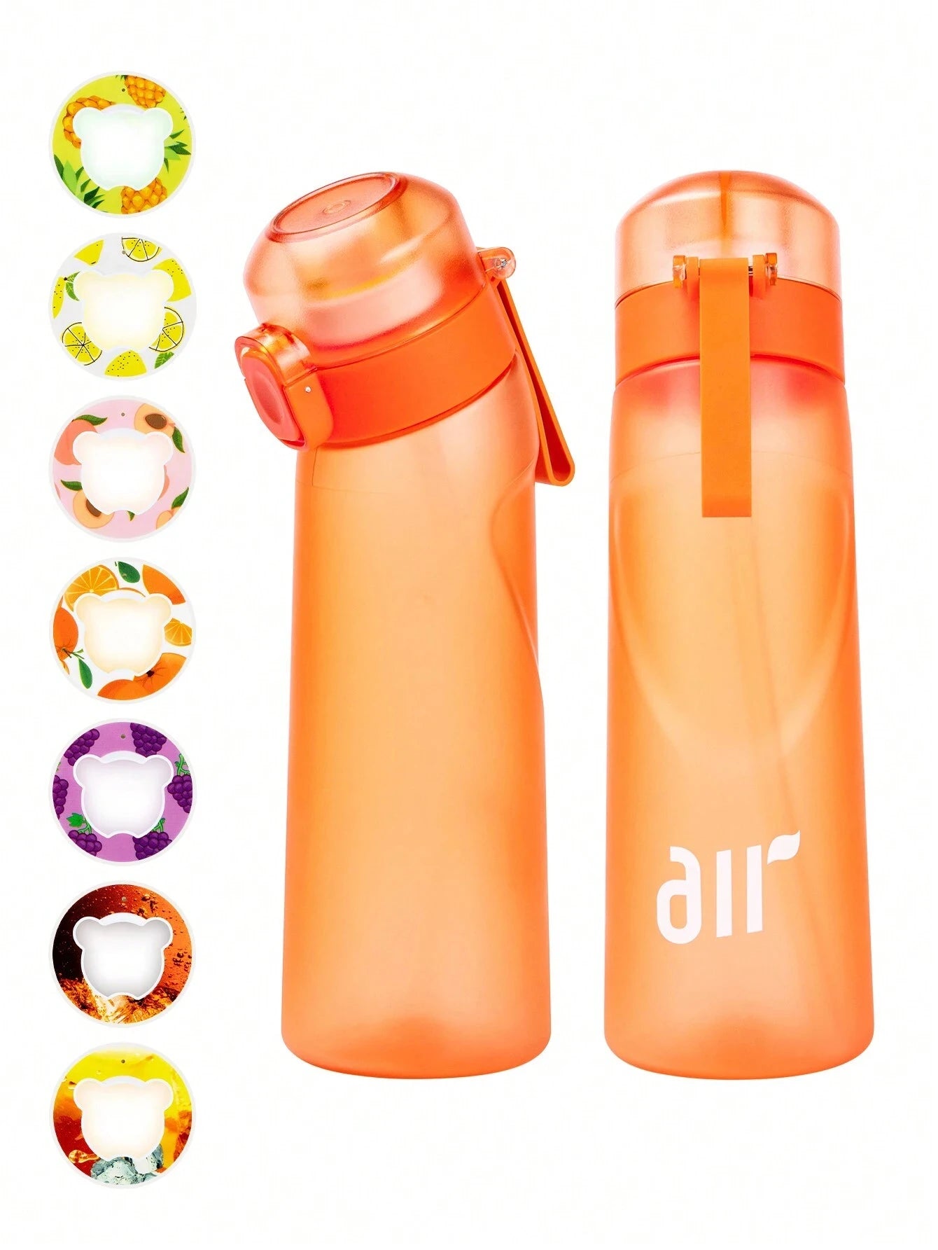 Air Water Bottle with Flavor Pods Leakproof Sports Cup