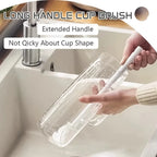 3-in-1 Silicone Bottle Cleaning Brush Long Handle