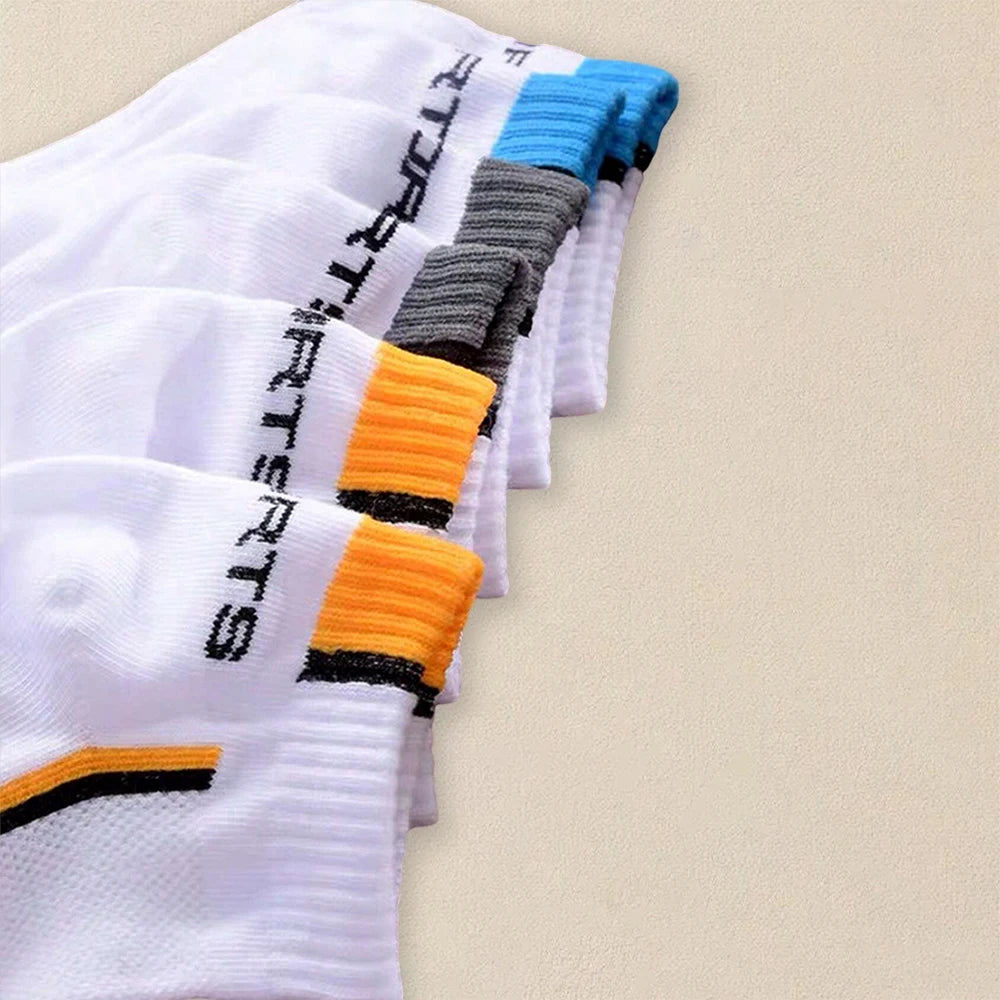 5 Pairs Men Ankle Socks Breathable Lightweight Casual Summer Trendy
