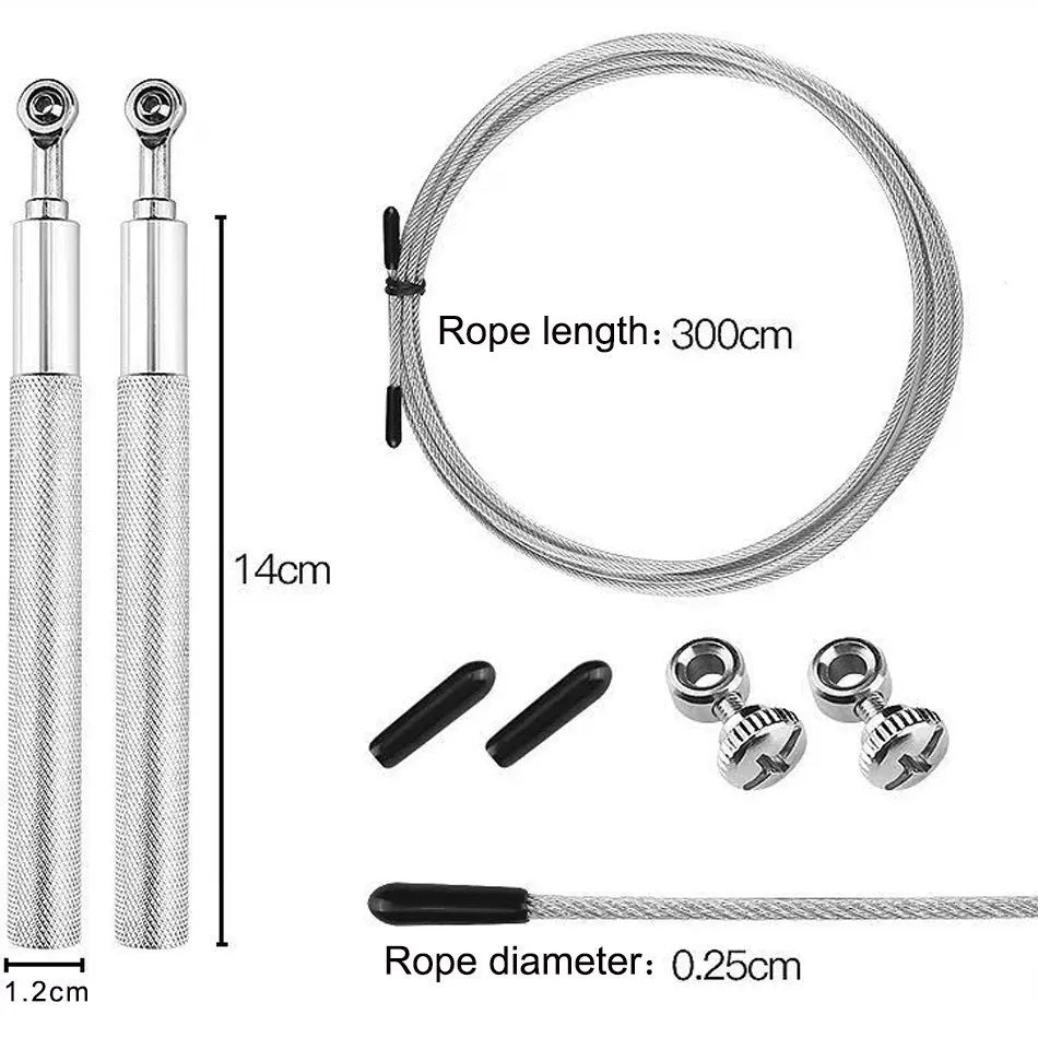 Speed Bearing Skipping Rope CrossFit Boxing MMA Fitness Workout