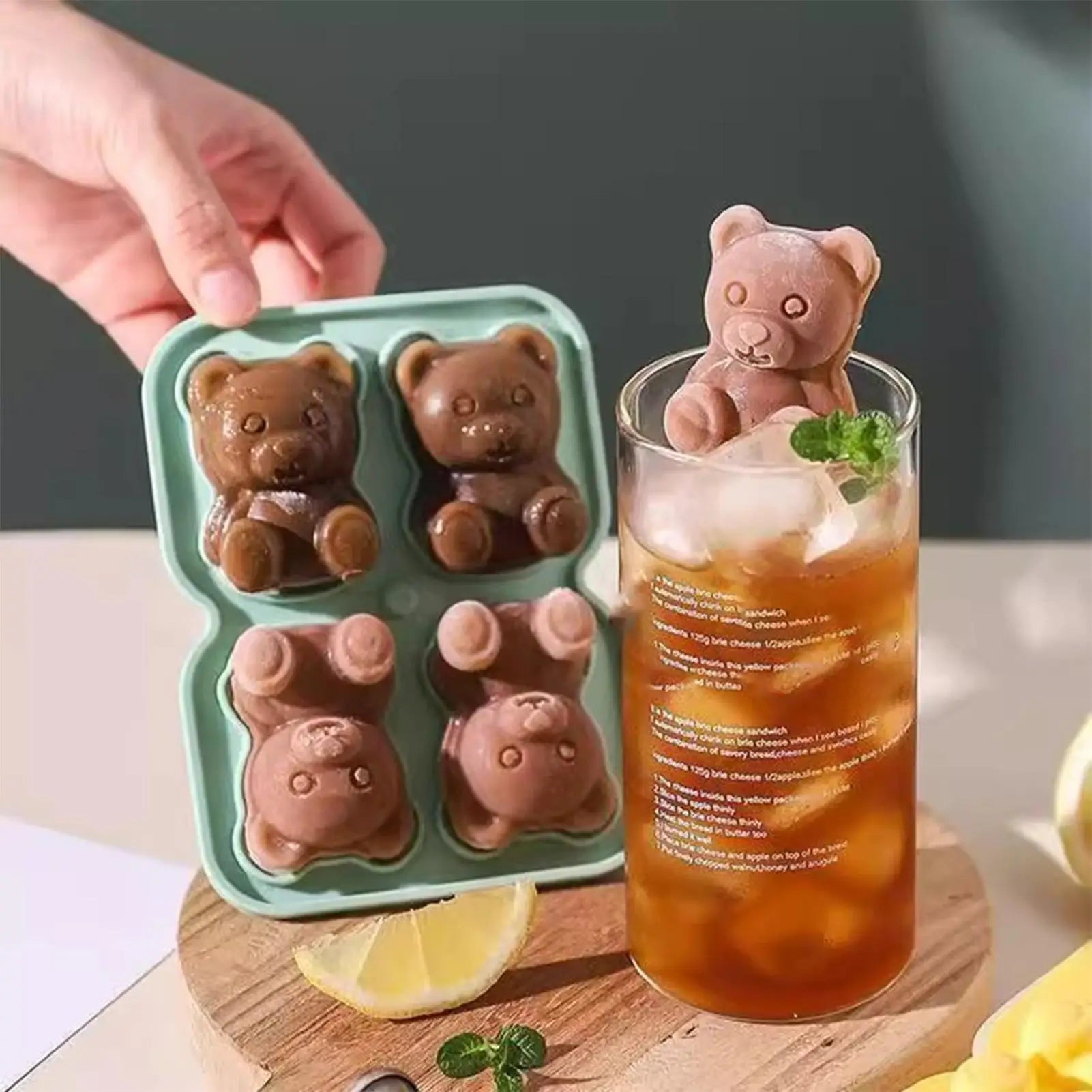 Bear Ice Cube Mold UK Silicone Food Grade Ice Tray & Freezer Molds Main image