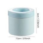 Silicone Round Ice Cube Mold DIY Ice Maker Tray for Drinks & Bar Use