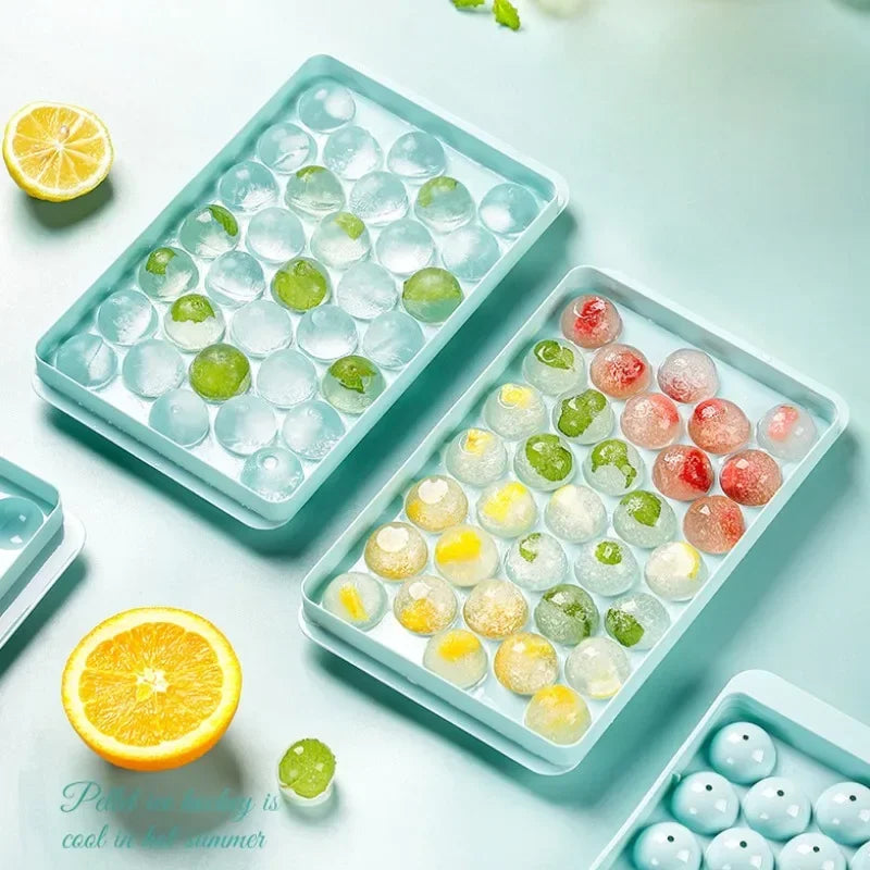 Round Ice Cube Mold UK Spherical Whiskey Ice Maker & Freezer Tray Main image