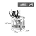 Hanging Cutlery Holder Stainless Steel Drainer