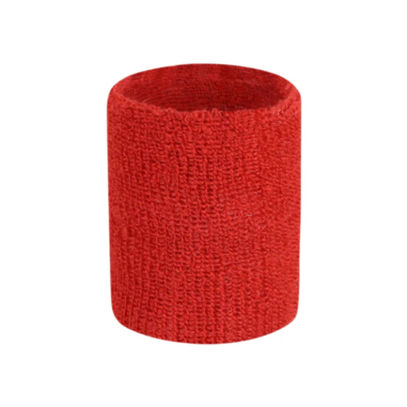 Cotton Sport Sweat Wristband for Gym Running Wrist Support Wrap