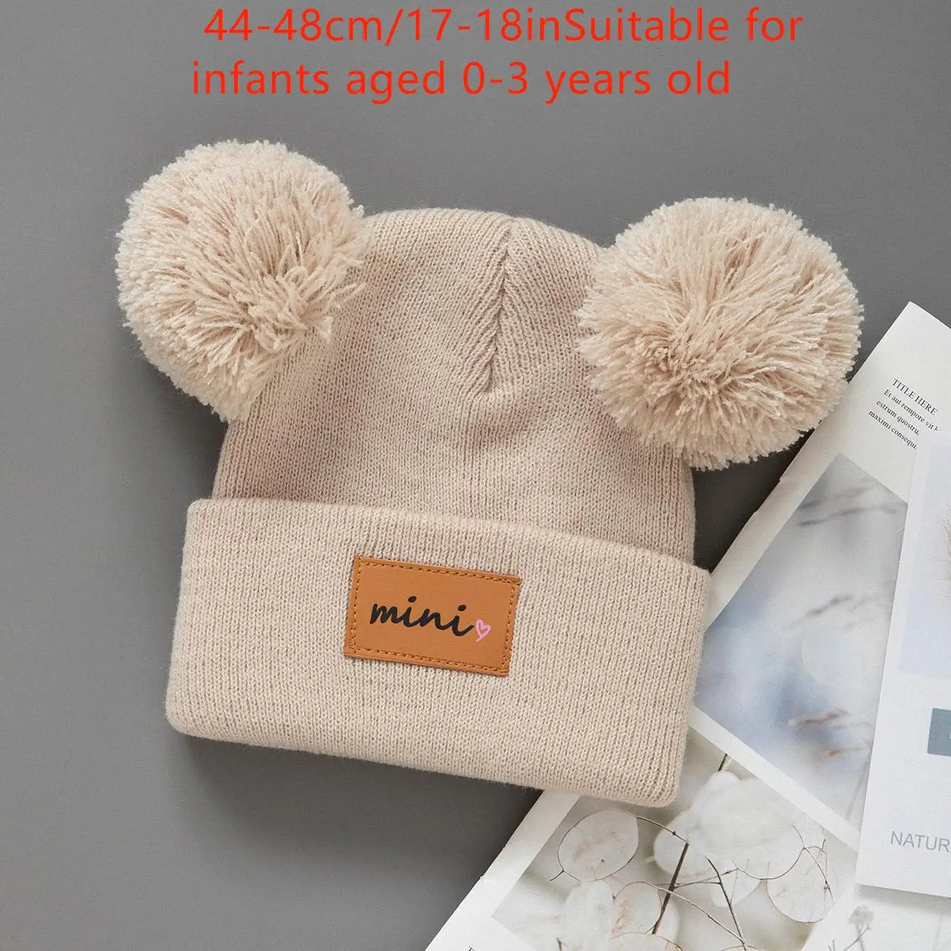 Newborn Baby Winter Beanie Hat Soft Warm Toddler Cap Secondary image
