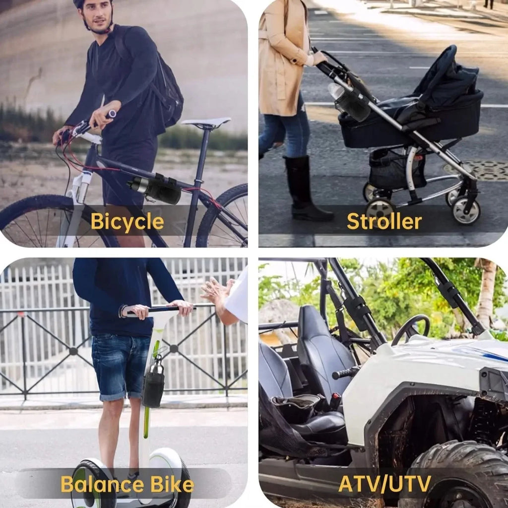Universal Cup Holder Bike Scooter Wheelchair Stroller Drink