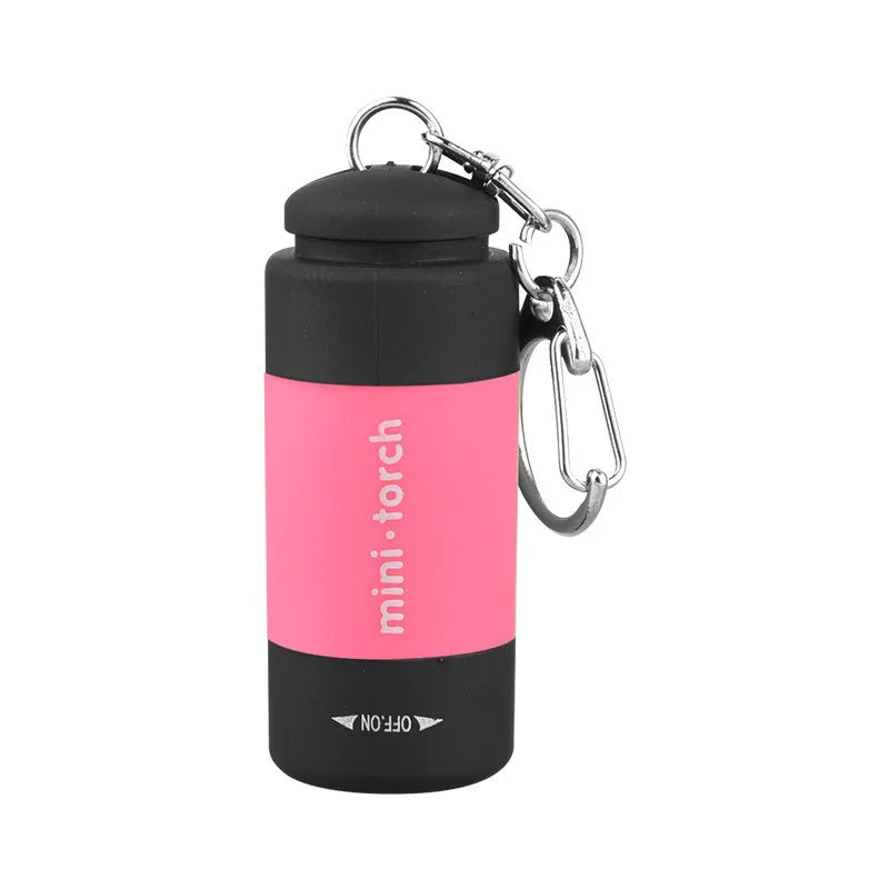 USB Rechargeable Mini Keychain Flashlight Waterproof LED