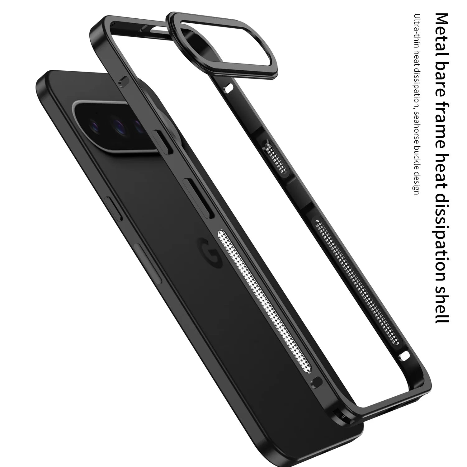 Alloy Metal Lens Protector Case For Google Pixel 10 9 Pro XL 8 Pro 7 Secondary image