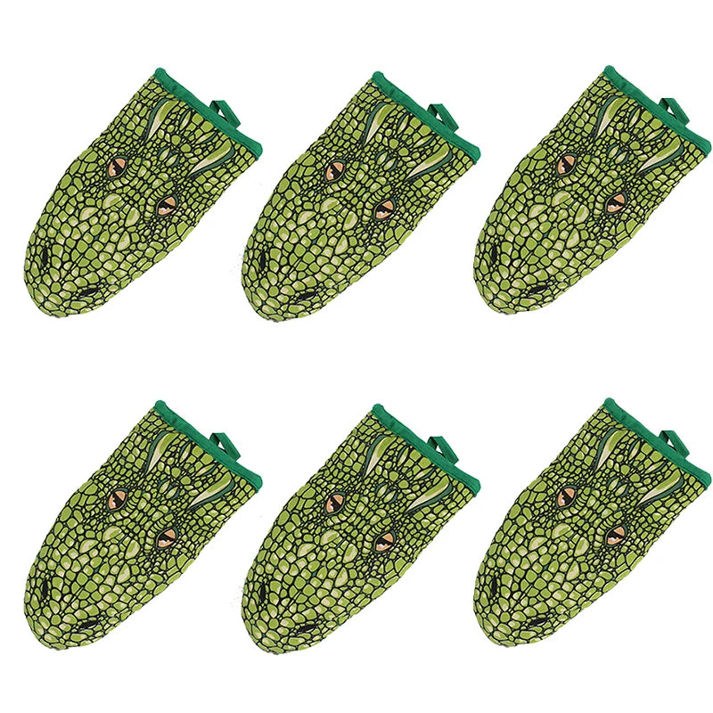 Cartoon Crocodile Oven Mitt – Heat Resistant BBQ & Baking Glove