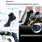 Fitness Sport Socks Non-Slip Cushioned Quick Dry Running Socks 3 Pairs