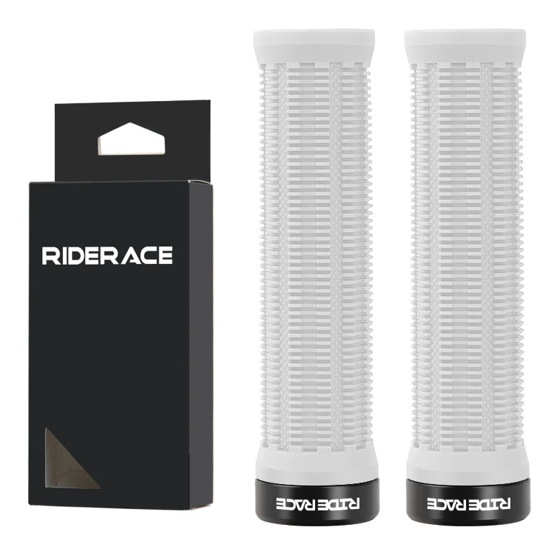 Lock-On MTB Handlebar Grips Ergonomic Anti-Slip Shockproof Rubber