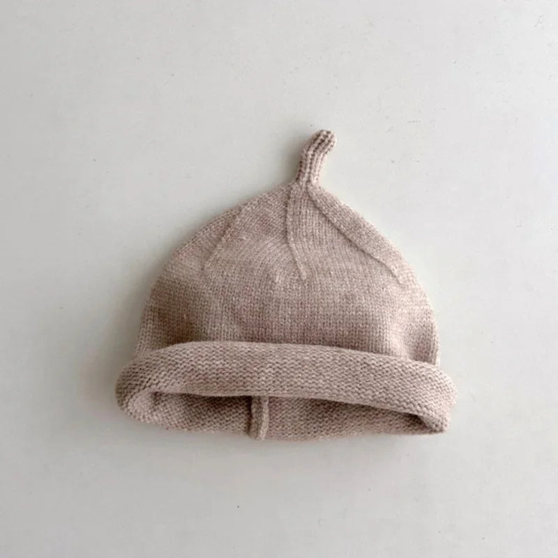 Kids Winter Crochet Bonnet Warm Baby Hat for Newborns