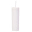 Double Wall Skinny Tumbler 473ml/480ml Cup with Straw & Lid