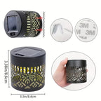 Solar Mandala Sunflower Wall Light Waterproof Outdoor LED Garden Lamp