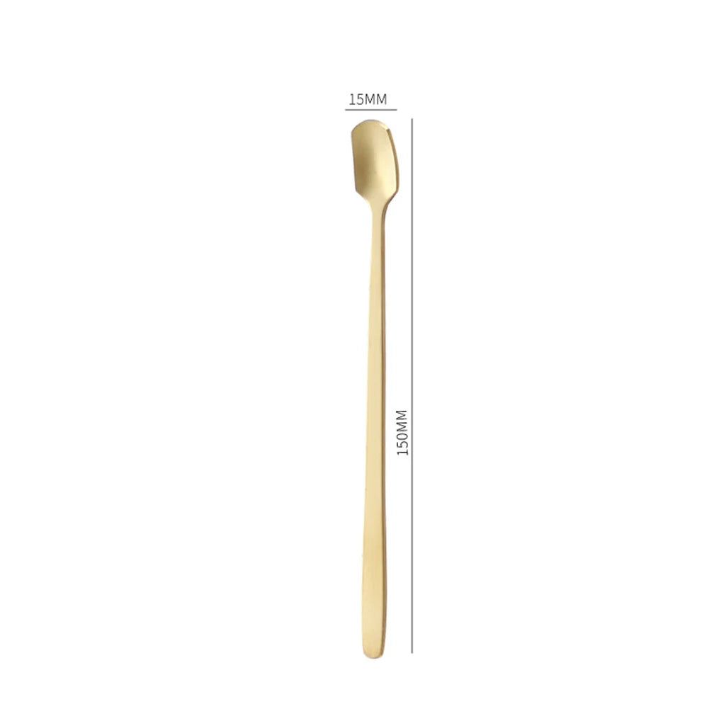 Long Handle Coffee Stirrer Spoon Tea Milk Mixing Spoon Tableware