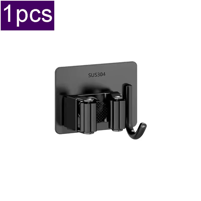 Mop Clip Holder Stainless Steel Organizer