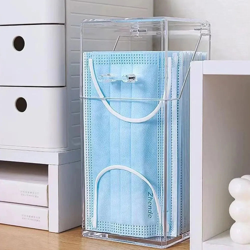 Transparent Mask Storage Box