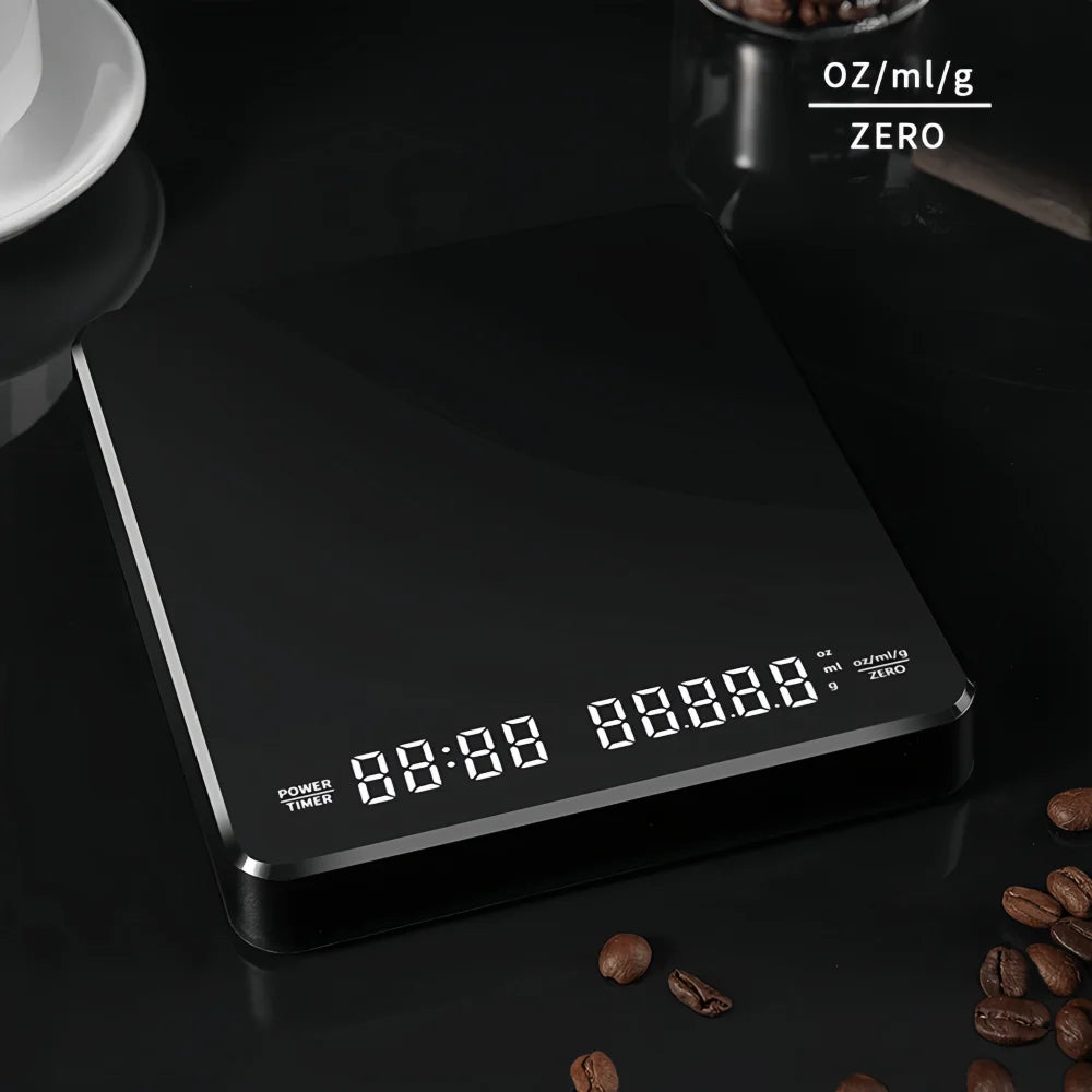 Digital Coffee Scale USB Rechargeable Timer Scale