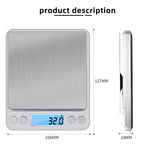 3KG Digital Kitchen Scale High Precision Gram Scale