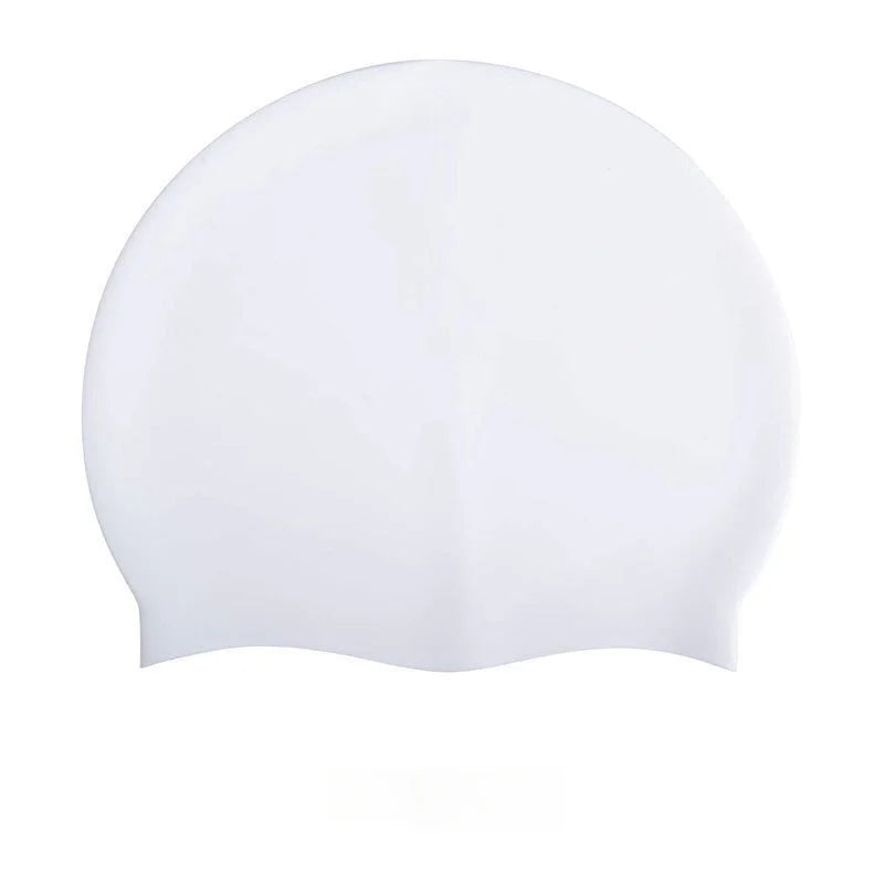 Large Silicone Swimming Cap Waterproof Ear Protection for Long Hair