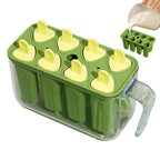 8 Grid Silicone Ice Pop Mold – Reusable DIY Ice Lolly Maker Tray
