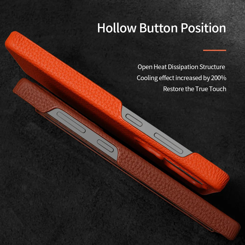 MagSafe Magnetic Leather Case for Samsung S24 S25 S26 Ultra Plus Cover