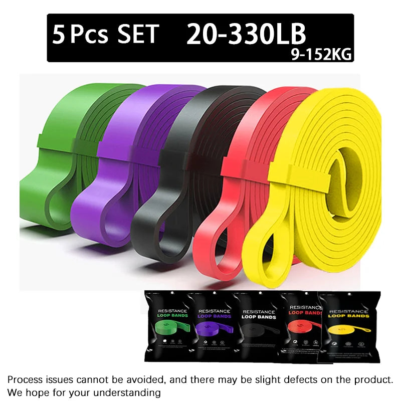 20-230lbs Heavy Duty Resistance Bands for Strength Training Home Gym Workout Set