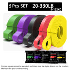 20-230lbs Heavy Duty Resistance Bands for Strength Training Home Gym Workout Set