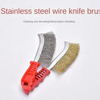 Wire Grill Cleaning Brush Long Handle Rust Brush