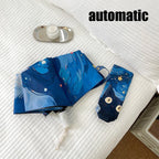 Buy Cute Cat Cartoon Automatic Folding Umbrella UV Sun & Rain