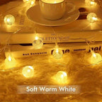 LED Bubble Ball Fairy Lights USB Outdoor String Light
