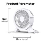 Mini USB Rechargeable Table Fan Portable Desk Fan