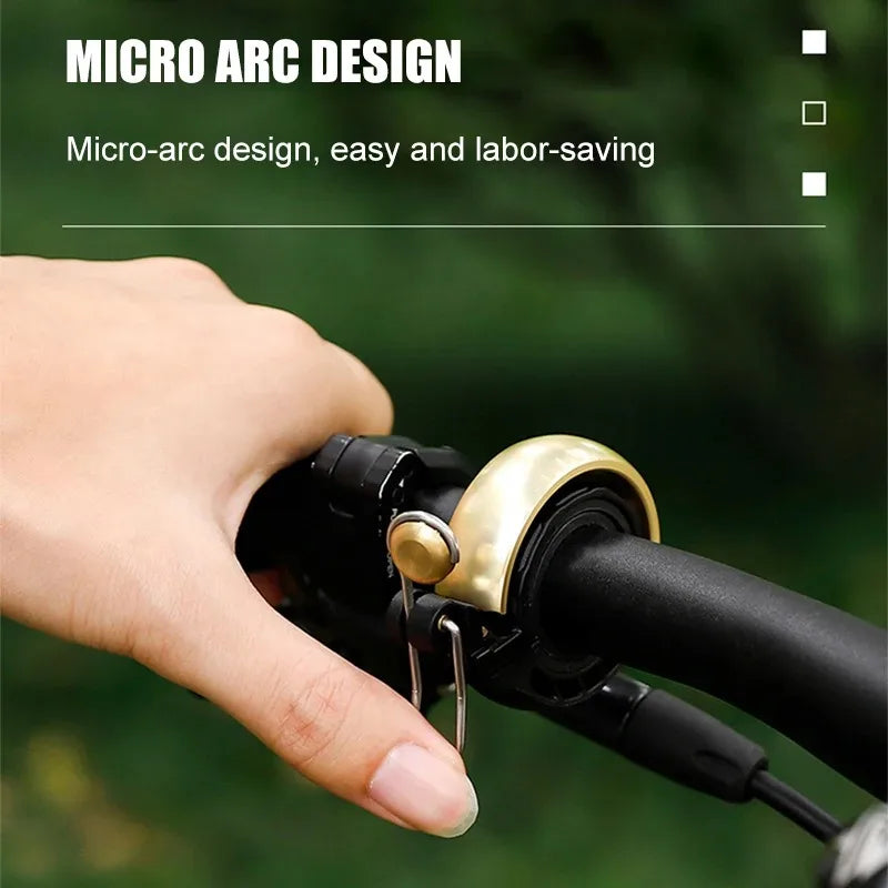 Vintage Copper Bicycle Bell Retro Loud Bike Bell for MTB & Road Bikes Main image