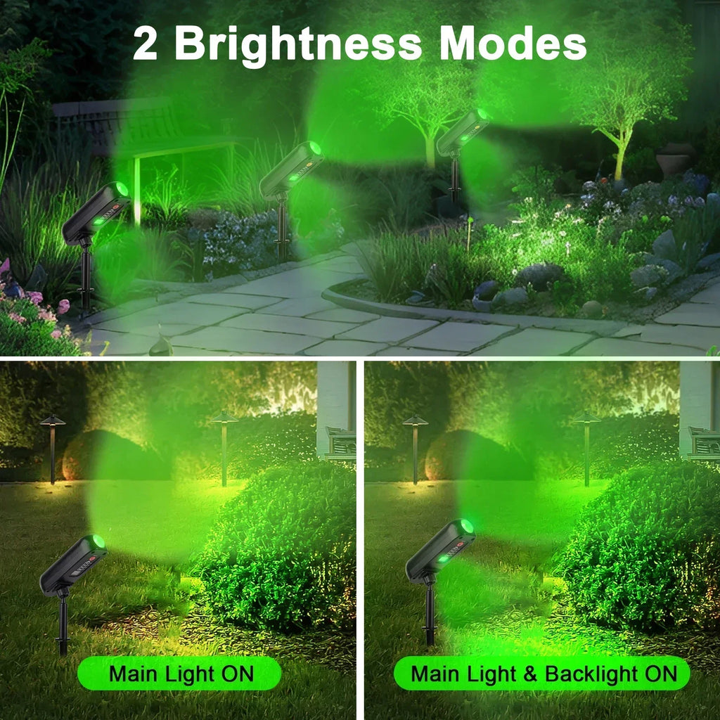 2-in-1 Solar Spotlight & Wall Lamp