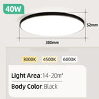 Ultra Thin LED Ceiling Lamp for Bedroom & Living Room