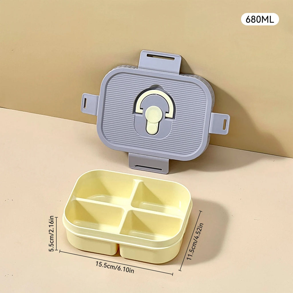 WORTHBUY Portable Lunch Box Leakproof Microwave Safe Bento Box